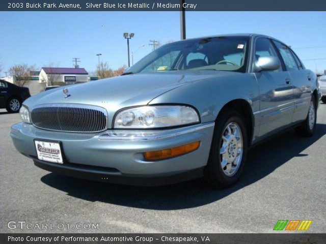 2003 Buick Park Avenue  in Silver Blue Ice Metallic