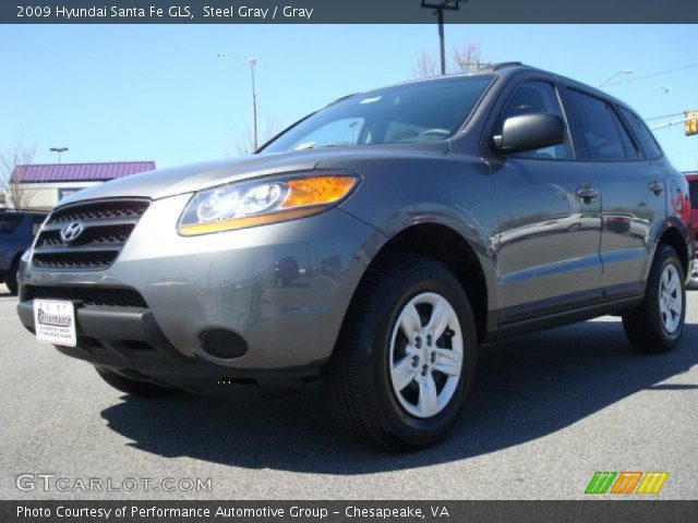 2009 Hyundai Santa Fe GLS in Steel Gray