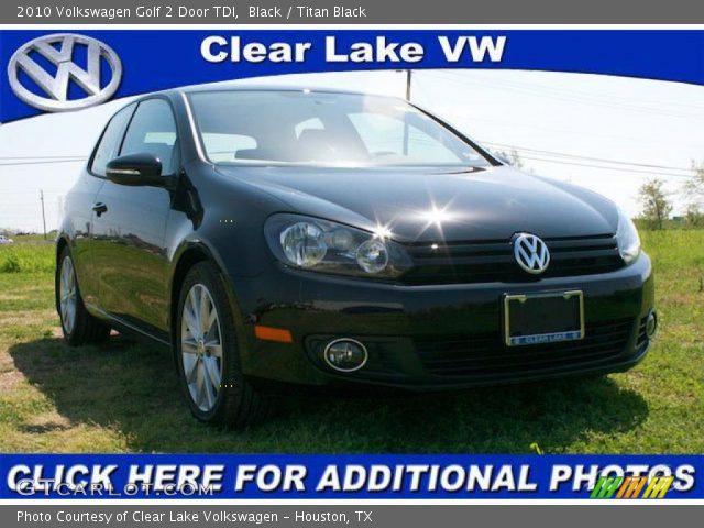 2010 Volkswagen Golf 2 Door TDI in Black