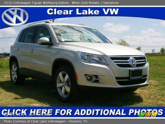 2010 Volkswagen Tiguan Wolfsburg Edition in White Gold Metallic