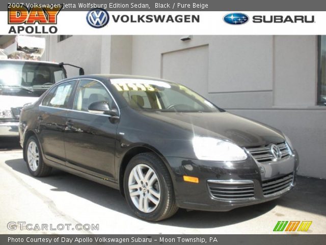 2007 Volkswagen Jetta Wolfsburg Edition Sedan in Black