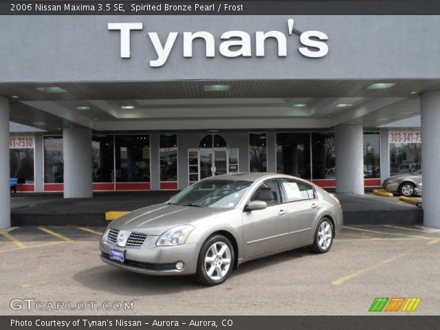2006 Nissan Maxima 3.5 SE in Spirited Bronze Pearl