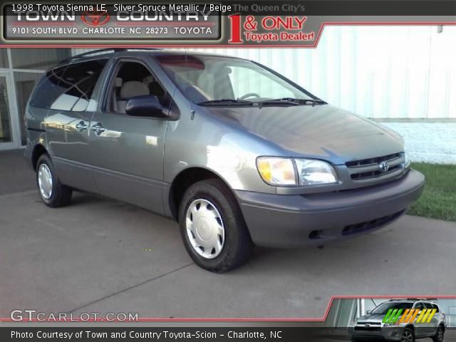 1998 Toyota Sienna LE in Silver Spruce Metallic