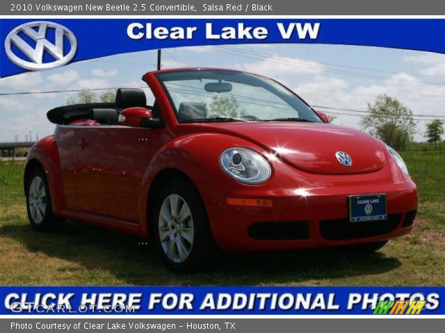 2010 Volkswagen New Beetle 2.5 Convertible in Salsa Red