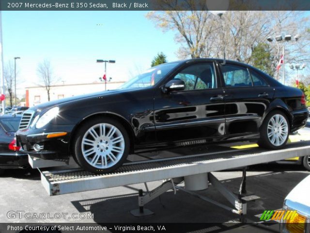 2007 Mercedes-Benz E 350 Sedan in Black
