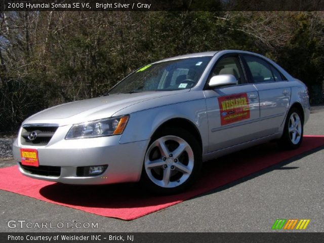 2008 Hyundai Sonata SE V6 in Bright Silver