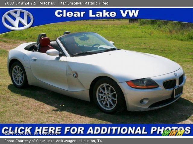 2003 BMW Z4 2.5i Roadster in Titanium Silver Metallic