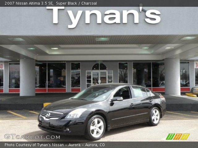 2007 Nissan Altima 3.5 SE in Super Black