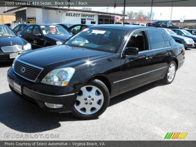 2003 Lexus LS 430 Sedan in Black Onyx