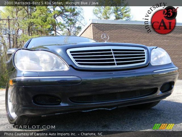 2000 Mercedes-Benz S 430 Sedan in Midnight Blue