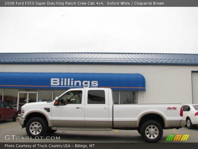 2008 Ford F350 Super Duty King Ranch Crew Cab 4x4 in Oxford White
