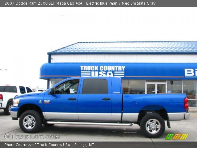 2007 Dodge Ram 2500 SLT Mega Cab 4x4 in Electric Blue Pearl