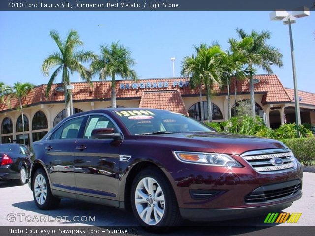 2010 Ford Taurus SEL in Cinnamon Red Metallic