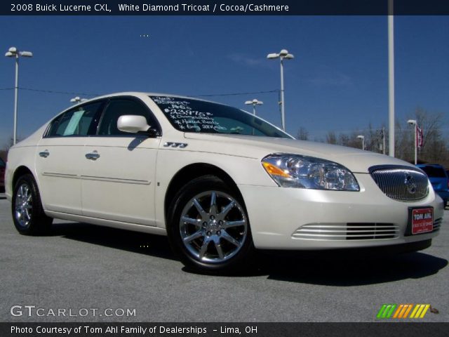 2008 Buick Lucerne CXL in White Diamond Tricoat