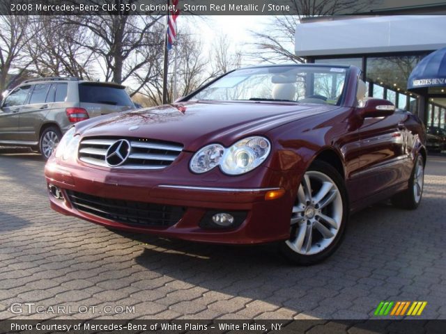 2008 Mercedes-Benz CLK 350 Cabriolet in Storm Red Metallic