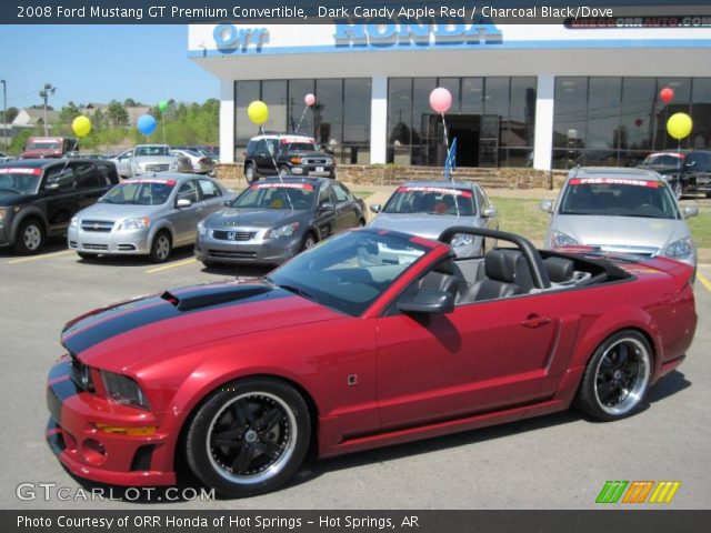 2008 Ford Mustang GT Premium Convertible in Dark Candy Apple Red