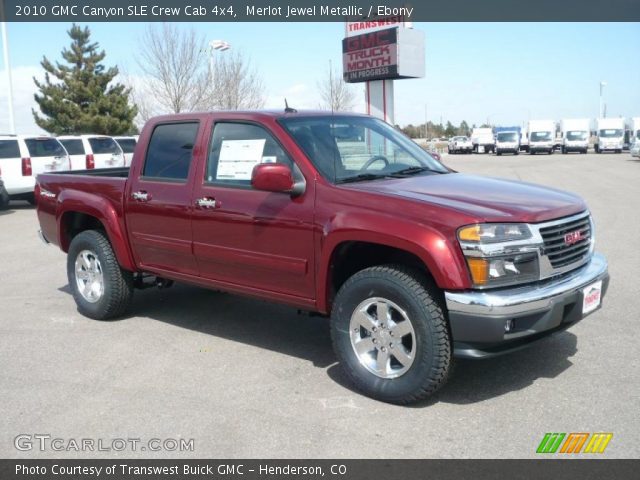 2010 GMC Canyon SLE Crew Cab 4x4 in Merlot Jewel Metallic