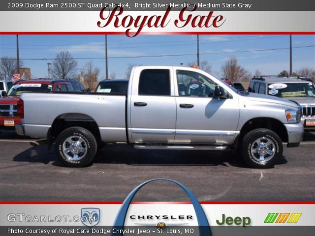 2009 Dodge Ram 2500 ST Quad Cab 4x4 in Bright Silver Metallic