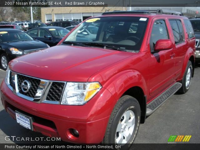 2007 Nissan Pathfinder SE 4x4 in Red Brawn