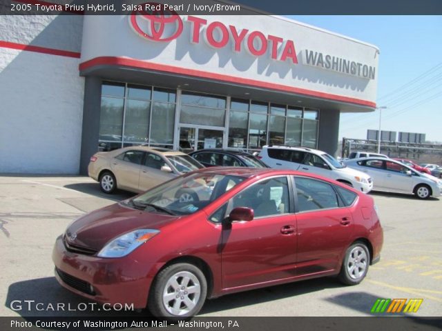 2005 Toyota Prius Hybrid in Salsa Red Pearl