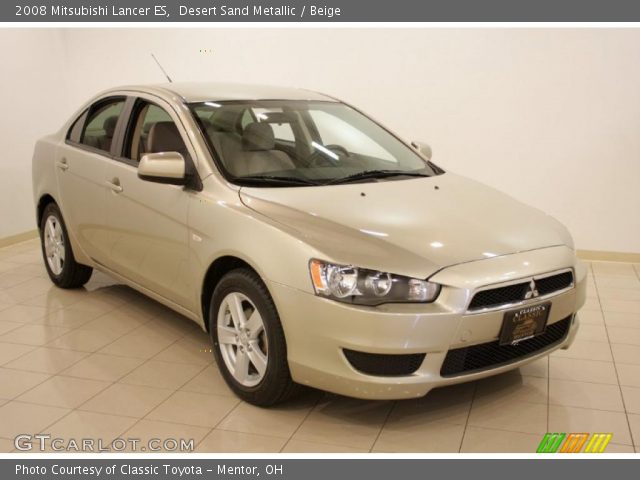 2008 Mitsubishi Lancer ES in Desert Sand Metallic