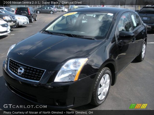 2008 Nissan Sentra 2.0 S in Super Black