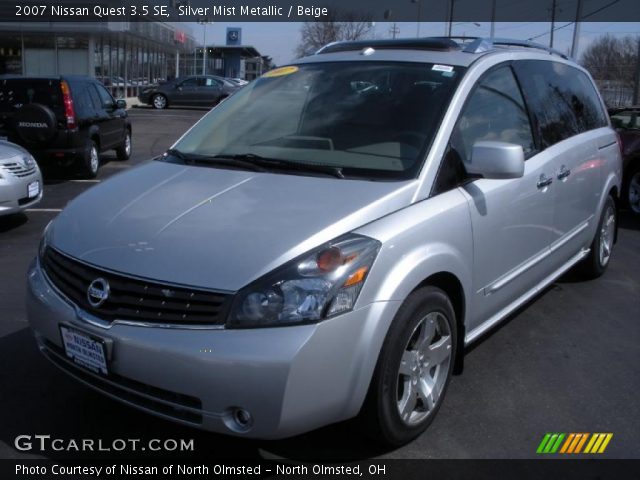 2007 Nissan Quest 3.5 SE in Silver Mist Metallic