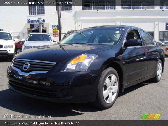 2007 Nissan Altima 2.5 S in Super Black