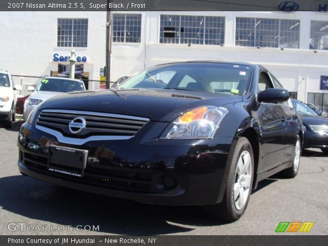 2007 Nissan Altima 2.5 S in Super Black
