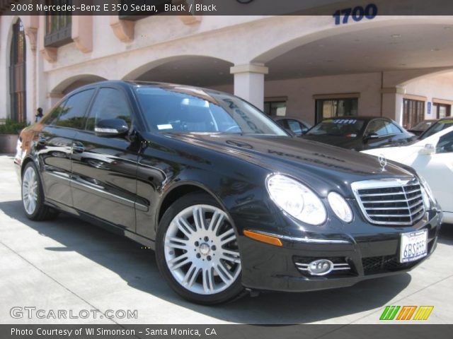 2008 Mercedes-Benz E 350 Sedan in Black
