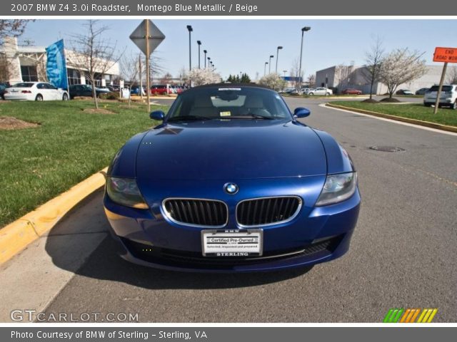 2007 BMW Z4 3.0i Roadster in Montego Blue Metallic