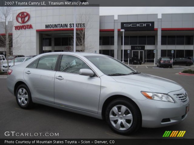2007 Toyota Camry LE in Titanium Metallic