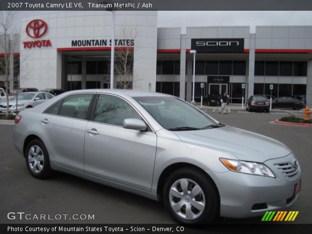 2007 Toyota Camry LE V6 in Titanium Metallic