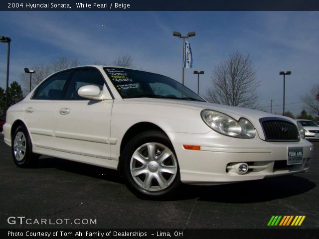 2004 Hyundai Sonata  in White Pearl