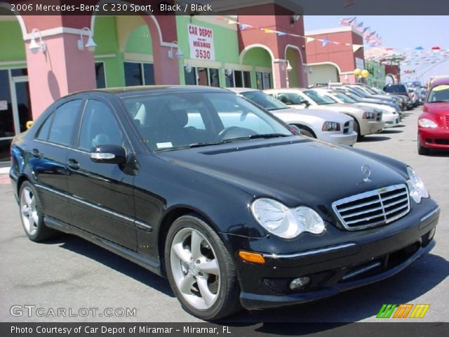 2006 Mercedes-Benz C 230 Sport in Black