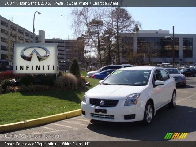 2007 Nissan Sentra 2.0 S in Fresh Powder White