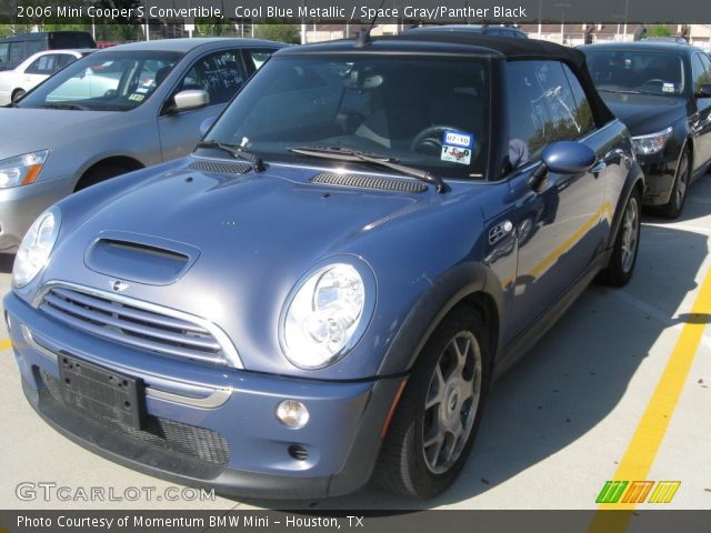 2006 Mini Cooper S Convertible in Cool Blue Metallic