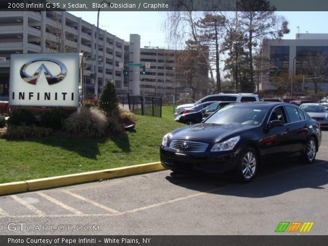 2008 Infiniti G 35 x Sedan in Black Obsidian
