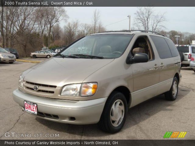 2000 Toyota Sienna XLE in Desert Sand Mica