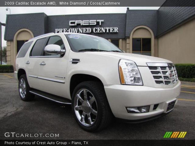 2009 Cadillac Escalade AWD in White Diamond