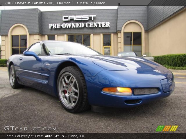 2003 Chevrolet Corvette Z06 in Electron Blue Metallic