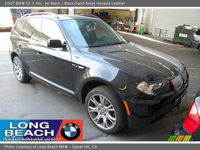 2007 BMW X3 3.0si in Jet Black