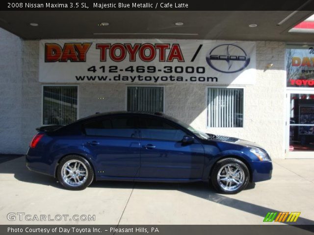2008 Nissan Maxima 3.5 SL in Majestic Blue Metallic