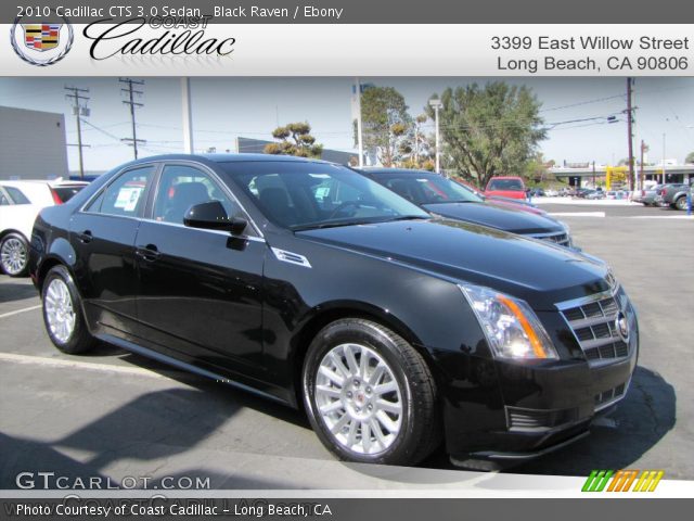 2010 Cadillac CTS 3.0 Sedan in Black Raven