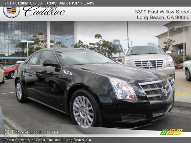 2010 Cadillac CTS 3.0 Sedan in Black Raven