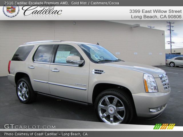 2010 Cadillac Escalade Premium AWD in Gold Mist