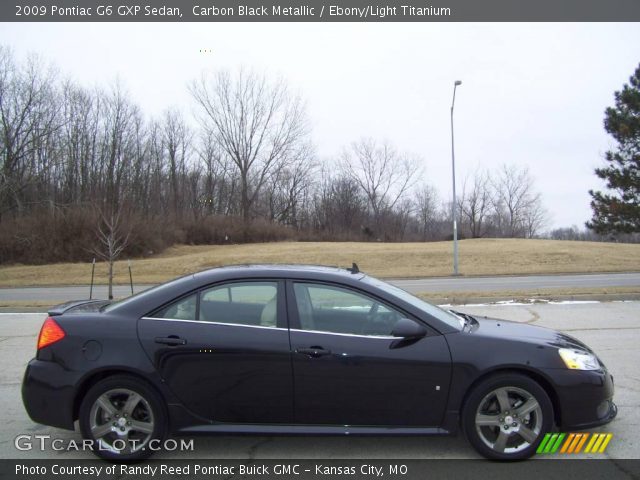 2009 Pontiac G6 GXP Sedan in Carbon Black Metallic