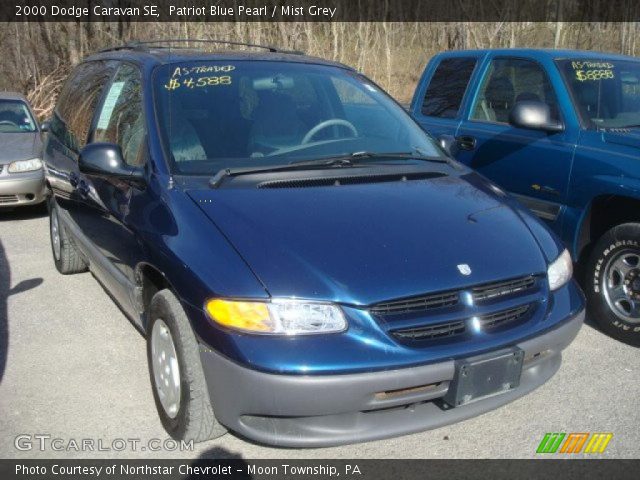 2000 Dodge Caravan SE in Patriot Blue Pearl