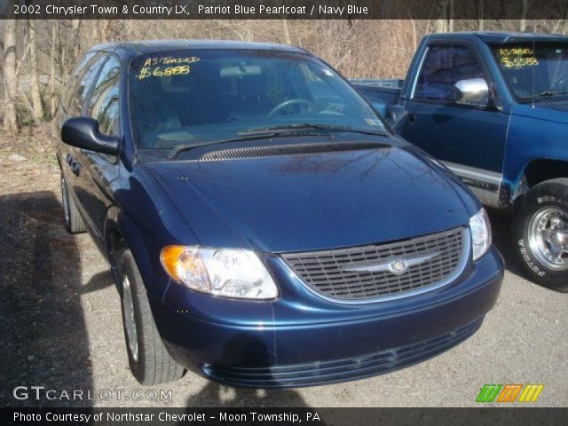 2002 Chrysler Town & Country LX in Patriot Blue Pearlcoat