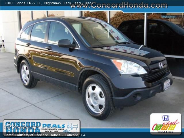 2007 Honda CR-V LX in Nighthawk Black Pearl